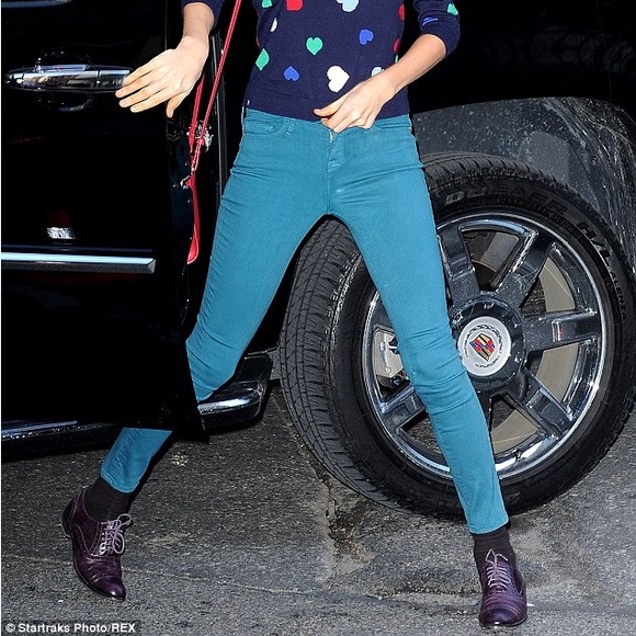 Cole Haan size 10 purple grape oxfords shoes ASO Taylor Swift - Picture 14 of 14